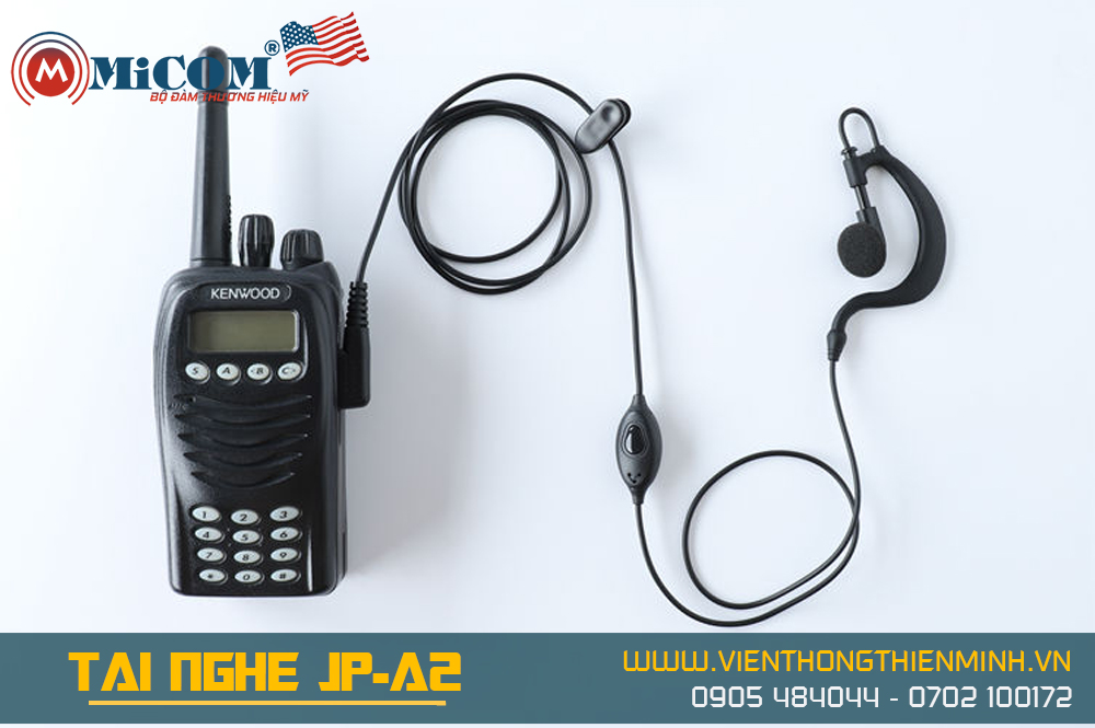 tai nghe bộ đàm MiCOM JP-A2