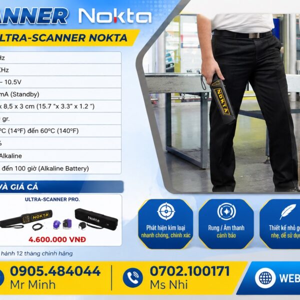 Máy Rà Kim Loại Ultra-Scanner Nokta tại Hà Nội