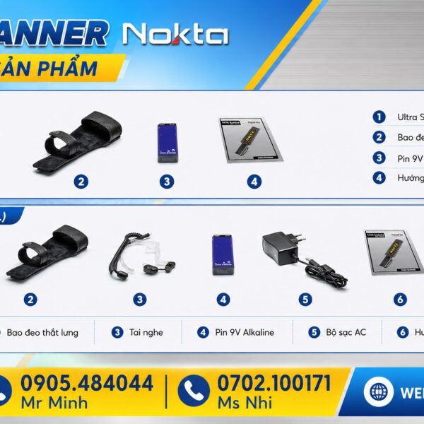 Máy Rà Kim Loại Ultra-Scanner Nokta tại Hà Nội