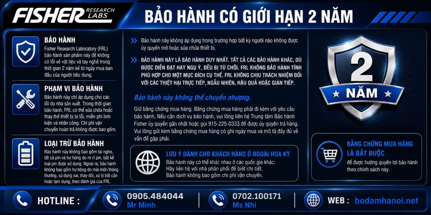 Tay Rà An Ninh Fisher CW10 USA chính hãng Tại Hà Nội