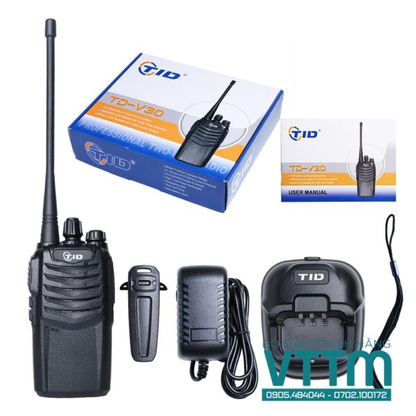 Mua máy bộ đàm TID V30 chính hãng, giá tốt tại BĐTL