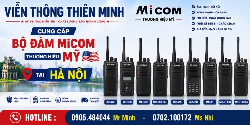 bộ đàm MiCOM tại HÀ NỘI