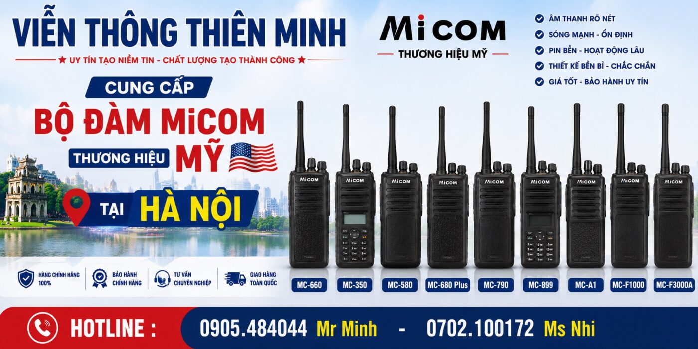 bộ đàm MiCOM tại HÀ NỘI