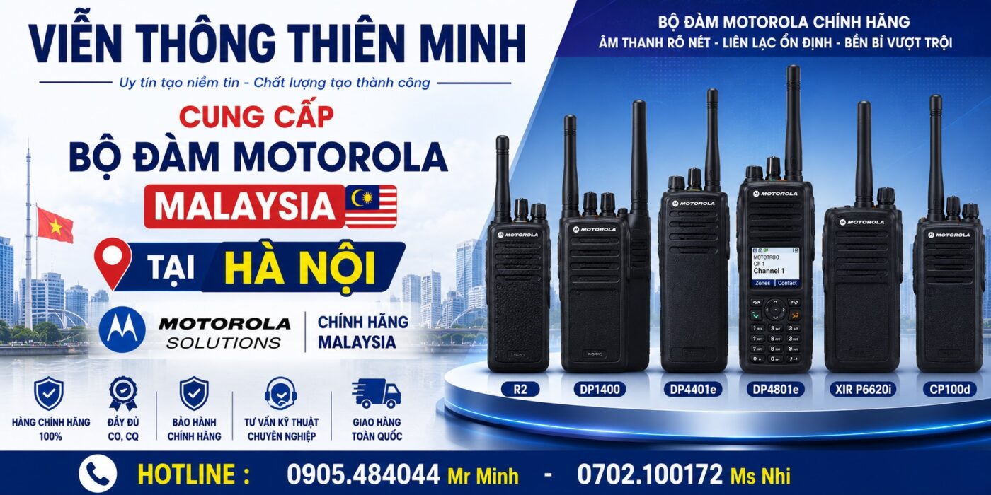 Cung cấp bộ đàm Motorola tại HÀ NỘI