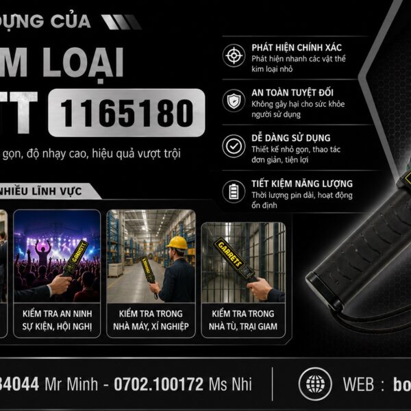 Tay rà kim loại GARRETT GR1165180 chính hãng