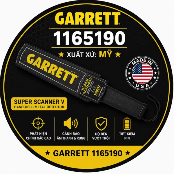 Tay rà an ninh GARRETT GR1165190 chính hãng USA tại HÀ NỘI